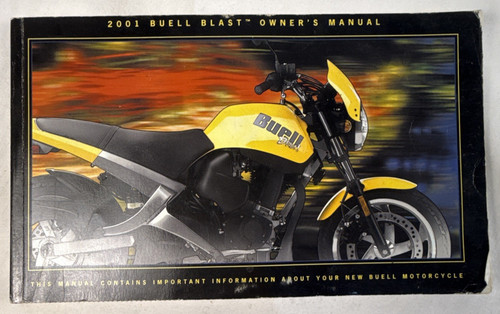 2001 buell blast - 2001, manual